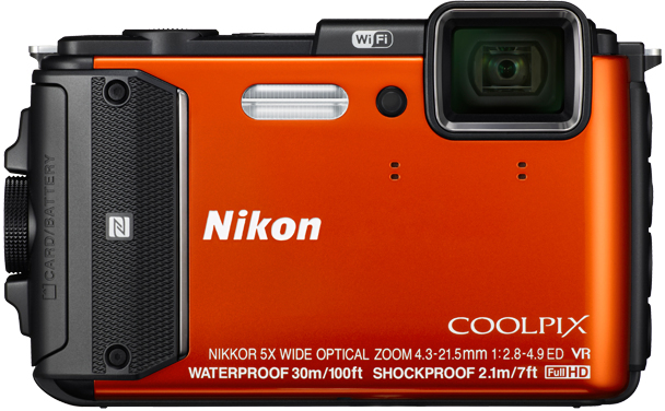 NIKON Coolpix AW130 Oranje